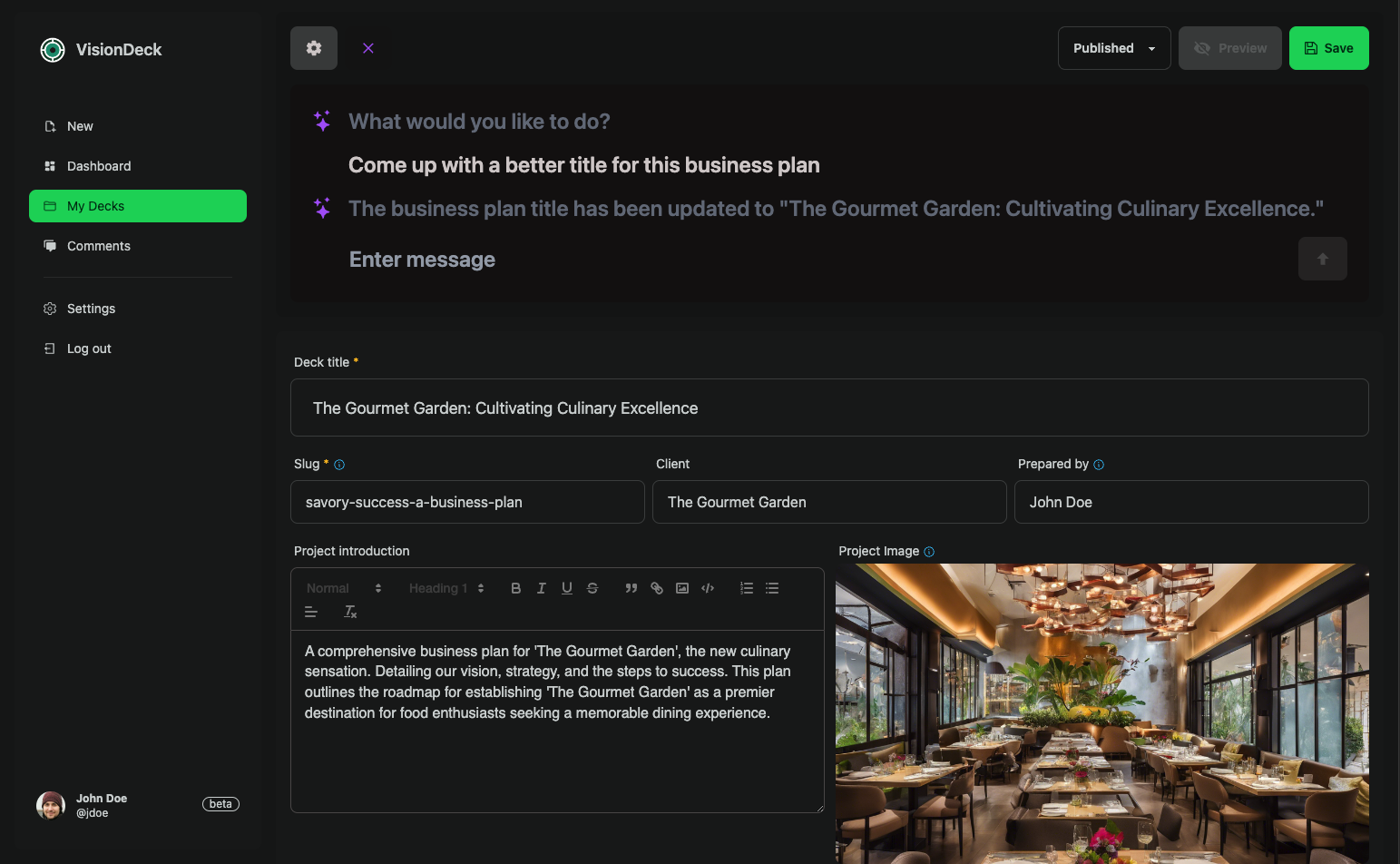 Product screenshot